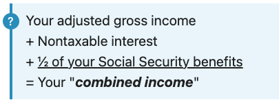 Social Security calculation